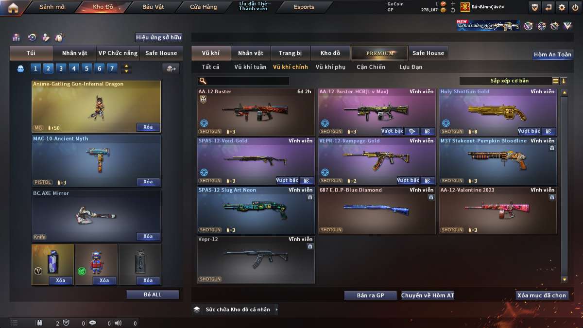 shop acc cf uy tin gia re